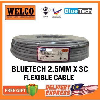 BLUETECH FLEXIBLE CABLE 2.5mm X 3 CORE GREY