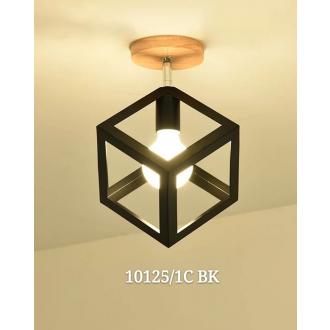 CEILING LAMP IRON SERIES BO/10125/1C/BK