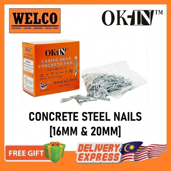 OK-IN CONCRETE STEEL NAILS