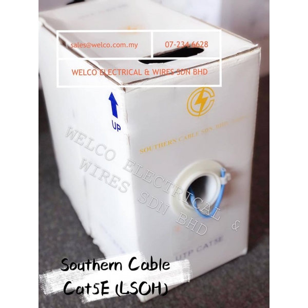 SOUTHERN CABLE CAT5E 4PAIRS UTP CABLE (305MTRS) LSOH