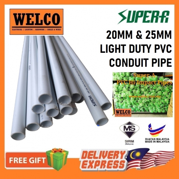 PVC ELECTRICAL CONDUIT PIPE SUPER-A 20mm / 25mm